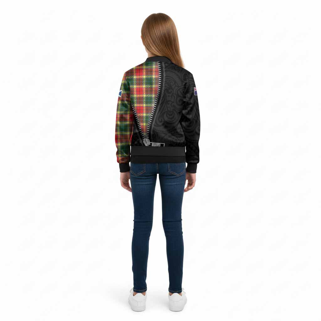 Gibson (Gibbs or Gibsone) Tartan Kid Bomber Jacket New Zealand Pattern Unique Zipper Stylized
