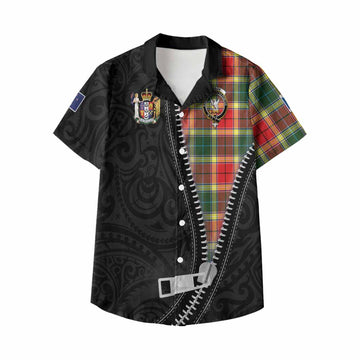 Gibson (Gibbs or Gibsone) Tartan Kid Hawaiian Shirt New Zealand Pattern Unique Zipper Stylized