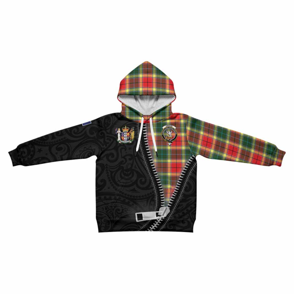 Gibson (Gibbs or Gibsone) Tartan Kid Hoodie New Zealand Pattern Unique Zipper Stylized