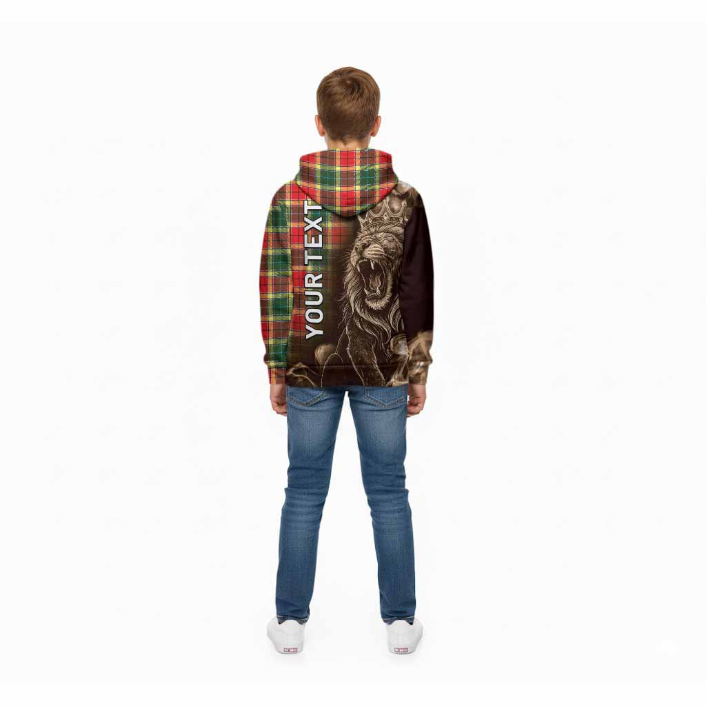 Gibson (Gibbs or Gibsone) Tartan Kid Hoodie Roaring Lion Heritage