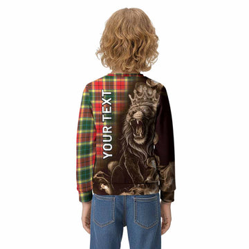 Gibson (Gibbs or Gibsone) Tartan Kid Knitted Sweatshirt Roaring Lion Heritage