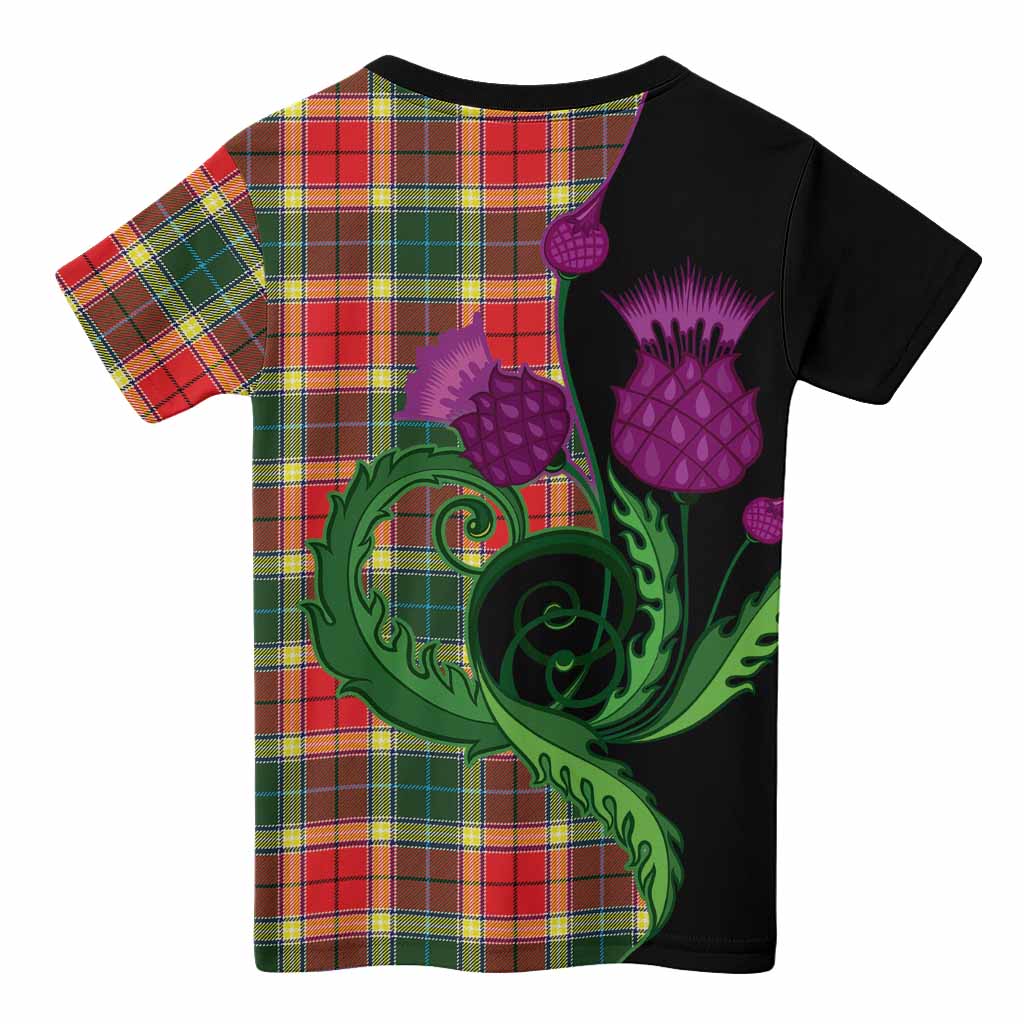 Gibson (Gibbs or Gibsone) Tartan Kid T-shirt Traditional Scottish Thistle