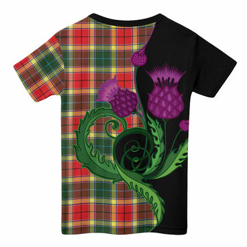 Gibson (Gibbs or Gibsone) Tartan Kid T-shirt Traditional Scottish Thistle