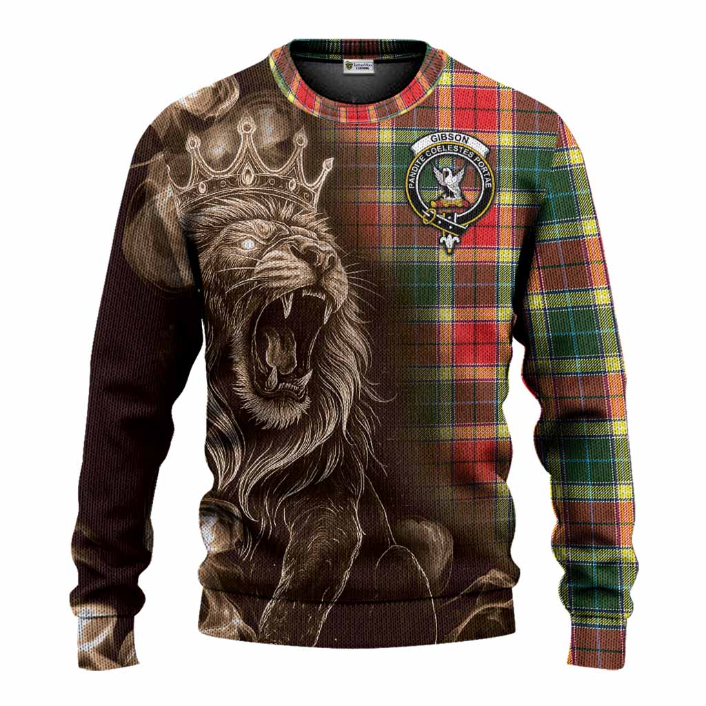 Gibson (Gibbs or Gibsone) Tartan Knitted Sweater Roaring Lion Heritage