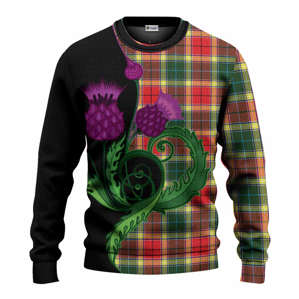 Gibson (Gibbs or Gibsone) Tartan Knitted Sweater Traditional Scottish Thistle