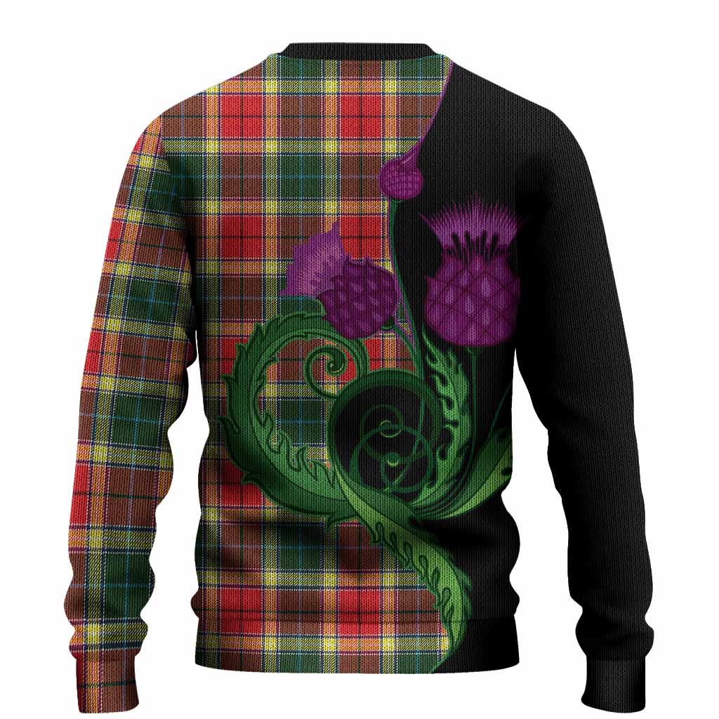 Gibson (Gibbs or Gibsone) Tartan Knitted Sweater Traditional Scottish Thistle