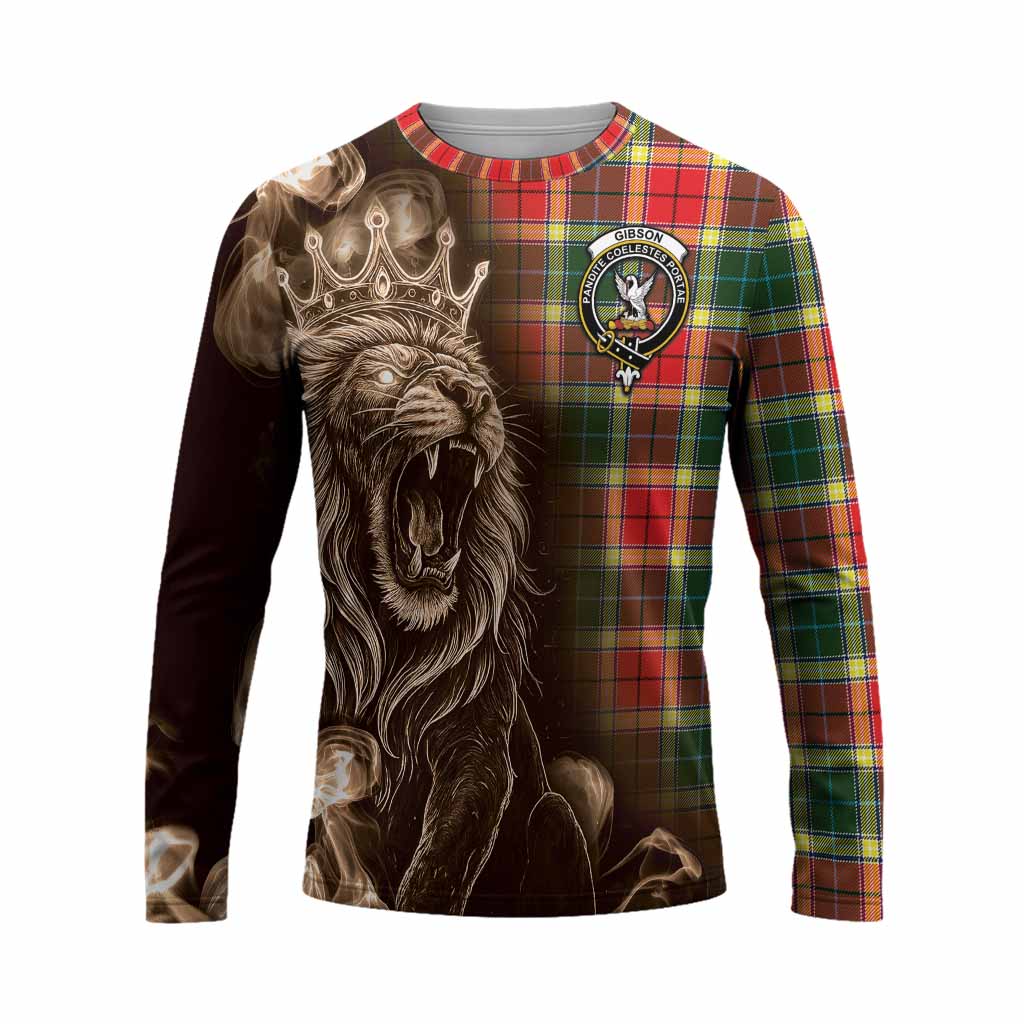 Gibson (Gibbs or Gibsone) Tartan Long Sleeve T-Shirt Roaring Lion Heritage
