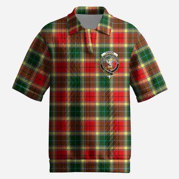 Gibson (Gibbs or Gibsone) Tartan Men’s Polo Sweater Top with Family Crest