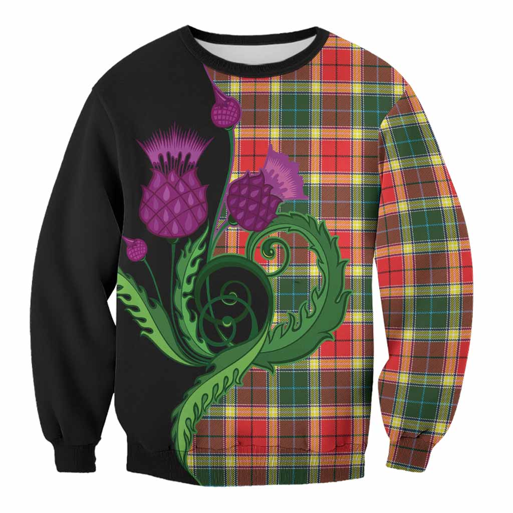 Gibson (Gibbs or Gibsone) Tartan Sweatshirt Traditional Scottish Thistle