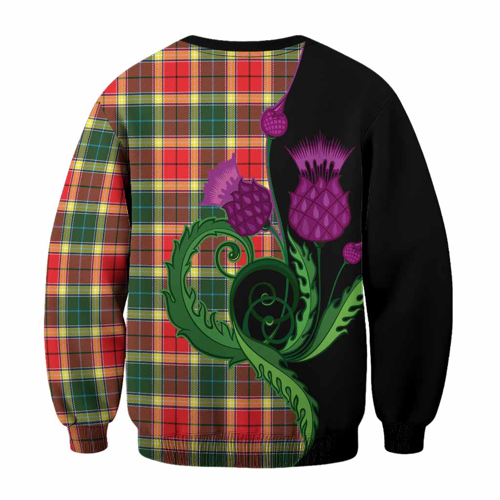 Gibson (Gibbs or Gibsone) Tartan Sweatshirt Traditional Scottish Thistle