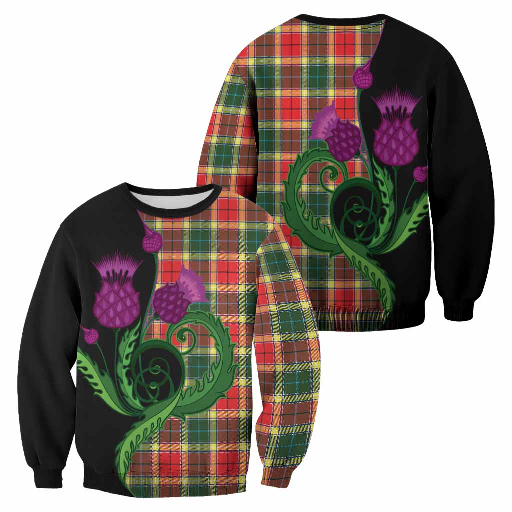 Gibson (Gibbs or Gibsone) Tartan Sweatshirt Traditional Scottish Thistle