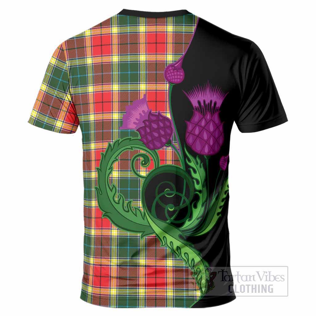 Gibson (Gibbs or Gibsone) Tartan T-Shirt Traditional Scottish Thistle