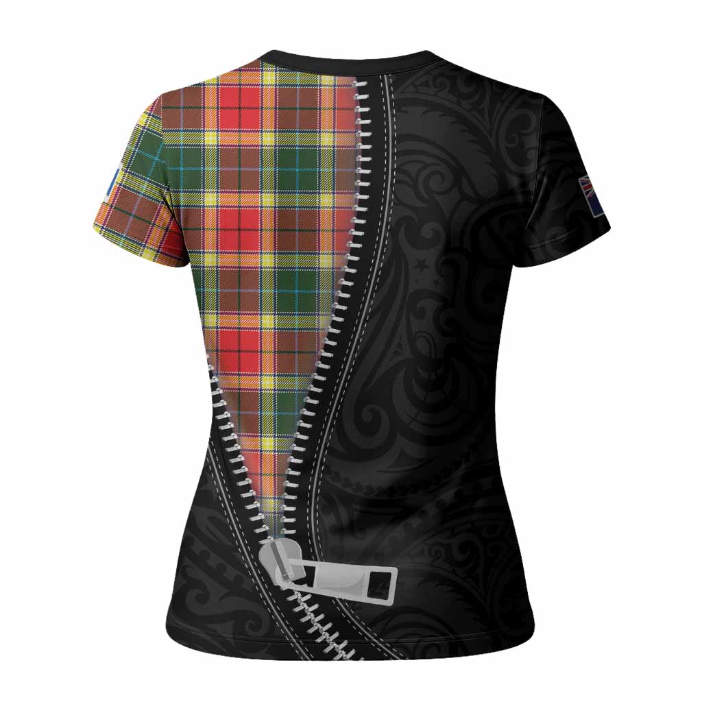 Gibson (Gibbs or Gibsone) Tartan Women T shirt New Zealand Pattern Unique Zipper Stylized