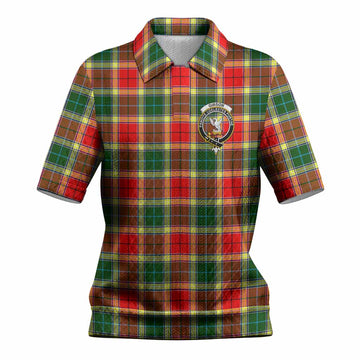 Gibson (Gibbs or Gibsone) Tartan Women’s Polo Sweater Top with Family Crest