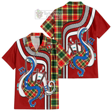 Gibsone Tartan Hawaiian Shirt with Epic Bagpipe Style