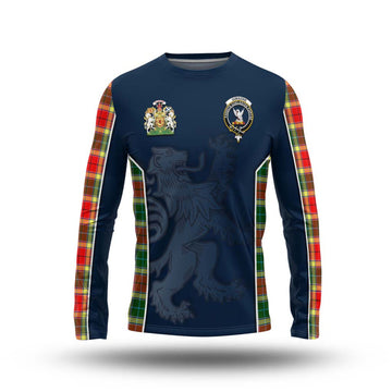 Gibsone Tartan Long Sleeve T-Shirt with Family Crest and Lion Rampant Vibes Sport Style Unisex - Tartan Vibes Clothing