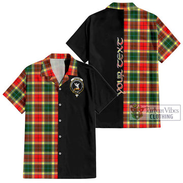 Gibsone Tartan Hawaiian Shirt with Family Crest and Half Of Me Style
