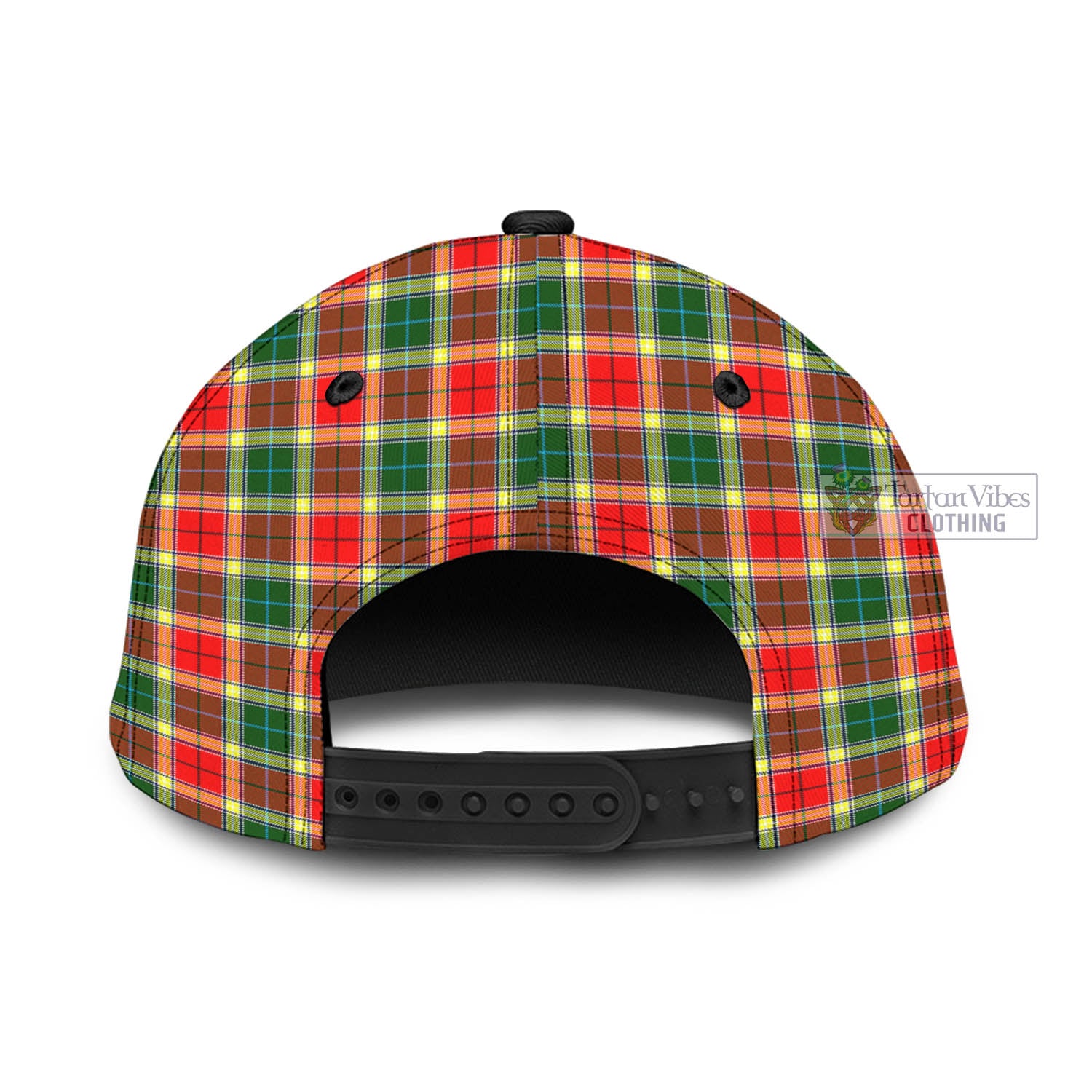 Tartan Vibes Clothing Gibsone Tartan Classic Cap with Family Crest In Me Style