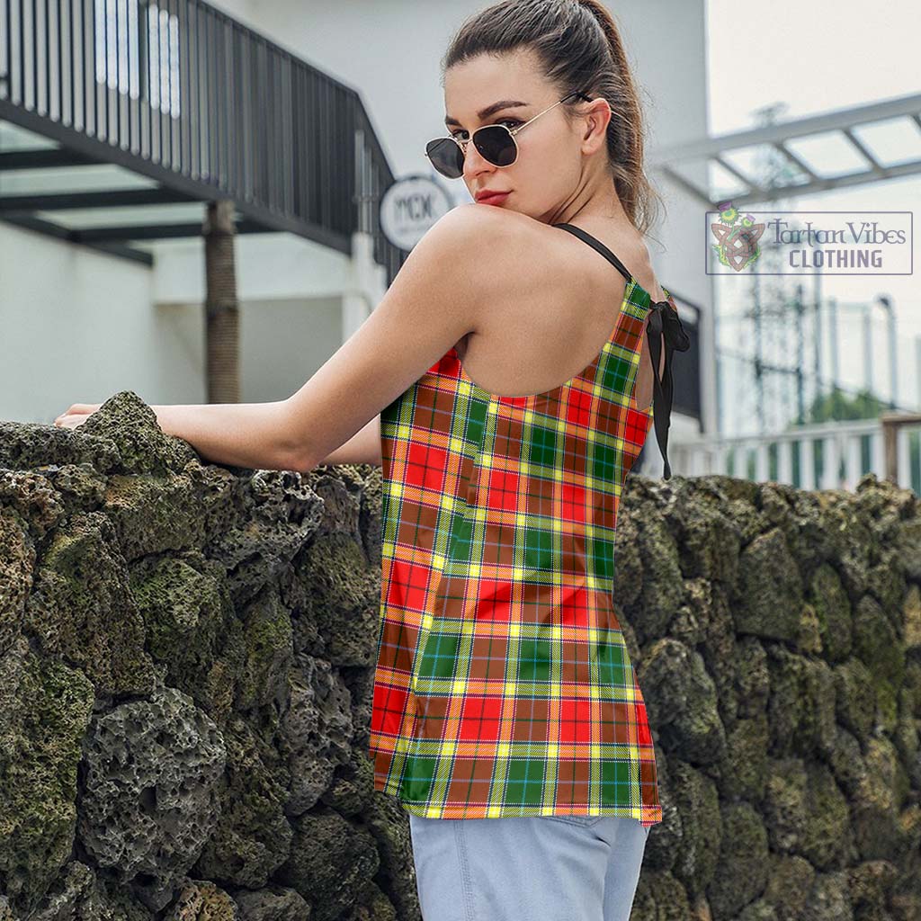 Tartan Vibes Clothing Gibsone Tartan Loose Halter Neck Camisole