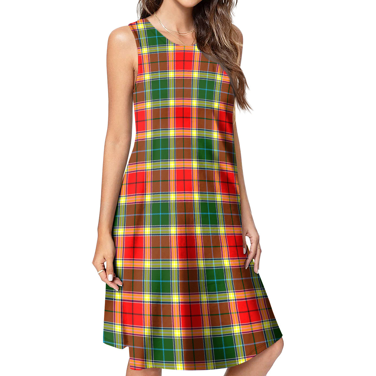 Gibsone (Gibson-Gibbs) Tartan Womens Casual Dresses 4XL - Tartan Vibes Clothing