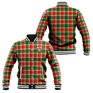 Gibson (Gibbs or Gibsone) Tartan Baseball Jacket with Family Crest