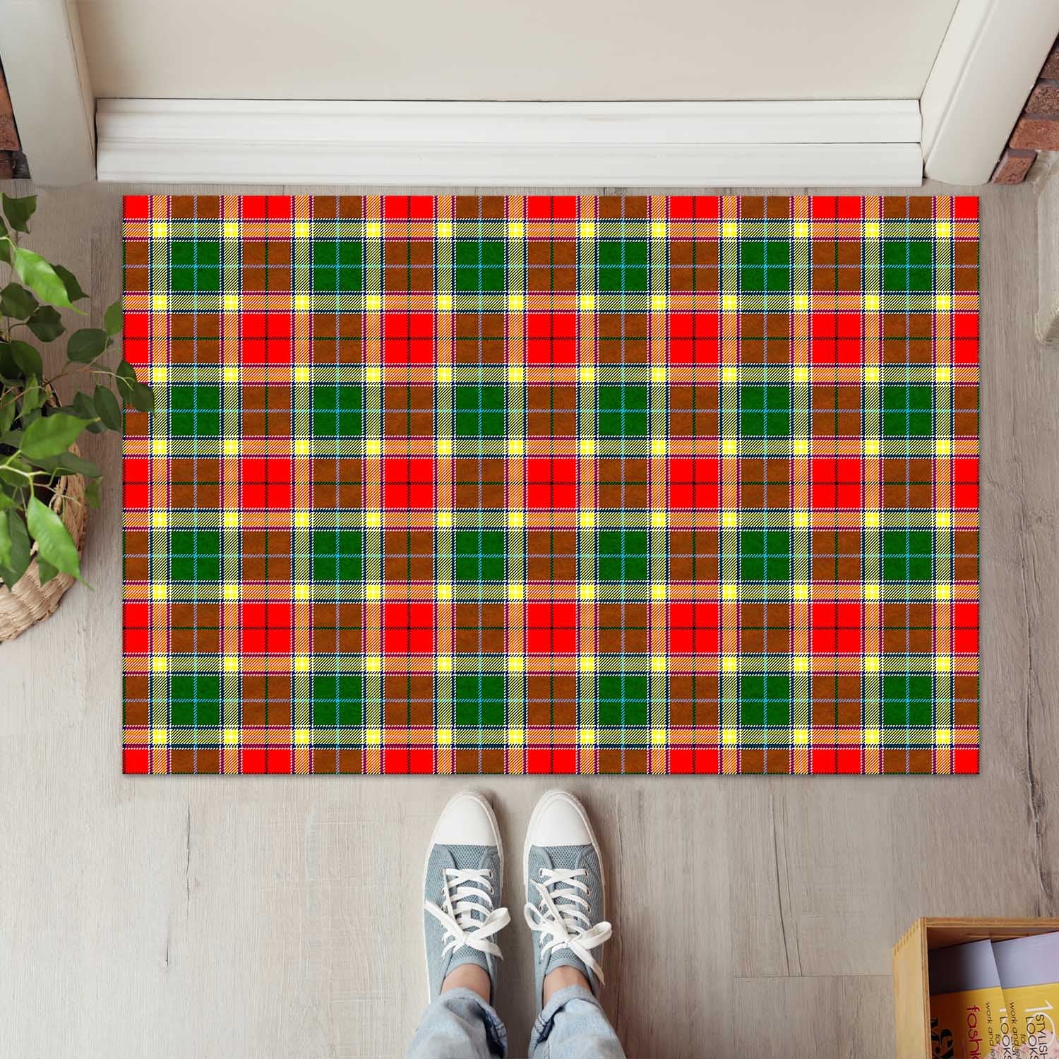 Gibsone (Gibson-Gibbs) Tartan Rubber Doormat - Tartan Vibes Clothing