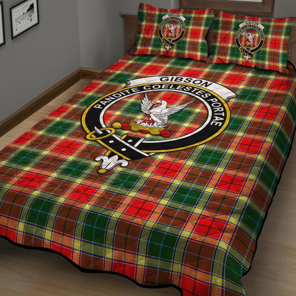 Gibbs Family Tartan Crest Wave Style Bedding Set