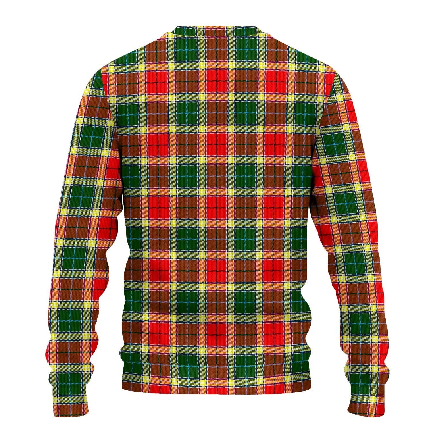 Gibsone (Gibson-Gibbs) Tartan Knitted Sweater with Family Crest - Tartanvibesclothing