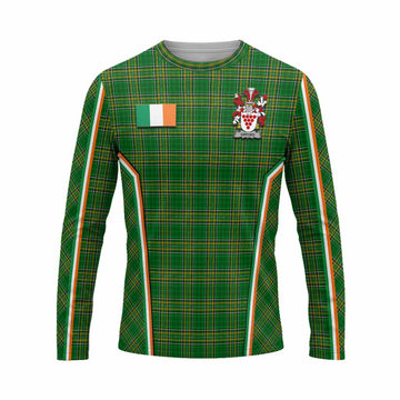 Gifford Irish Clan Coat of Arm Tartan Long Sleeve T-Shirt Flag Style