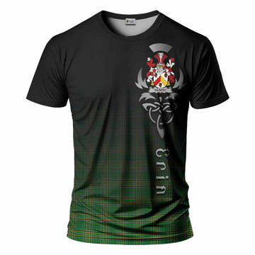 Gilbert Irish Clan T-Shirt with Coat of Arms Erin Go Bragh Celtic Inspired