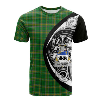 Gilchrist Irish Clan Cotton T-shirt Celtic Circle Style