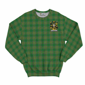Giles Irish Clan Tartan Sweatshirt with Coat of Arms Unisex - Tartan Vibes Clothing