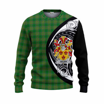 Tartan Vibes Clothing Gillen Irish Clan Knitted Sweater Celtic Circle Style