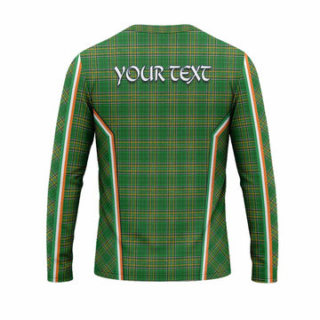 Gilligan Irish Clan Coat of Arm Tartan Long Sleeve T-Shirt Flag Style