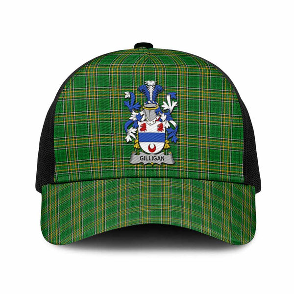 Gilligan Irish Coat of Arms Tartan Mesh Trucker Cap