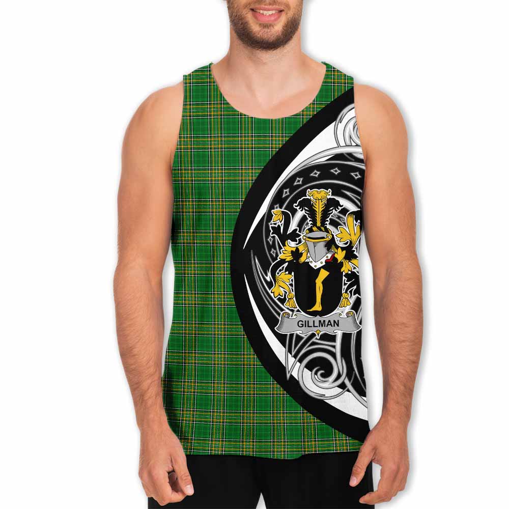 Tartan Vibes Clothing Gillman Irish Clan Men's Tank Top Celtic Circle Style