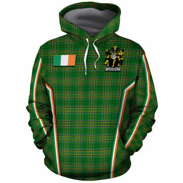 Gillman Irish Clan Coat of Arm Tartan Cotton Hoodie Flag Style