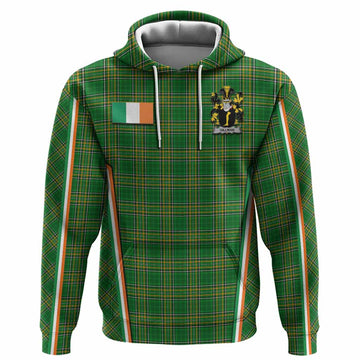Gillman Irish Clan Coat of Arm Tartan Hoodie Flag Style
