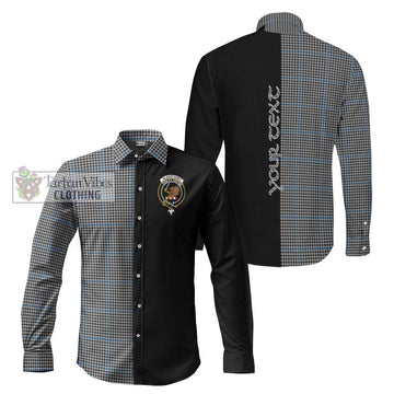 Gladstanes Tartan Long Sleeve Button Shirt with Family Crest and Half Of Me Style Men's Shirt S - Tartanvibesclothing Shop