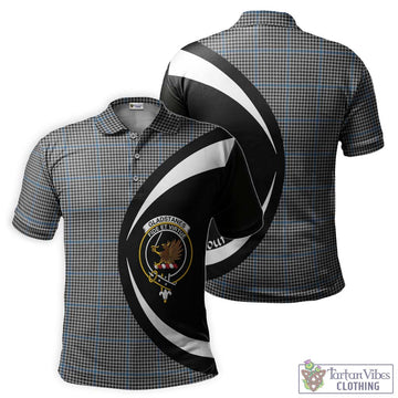 Gladstanes Tartan Men's Polo Shirt with Family Crest Circle Style Kid - Tartan Vibes Clothing