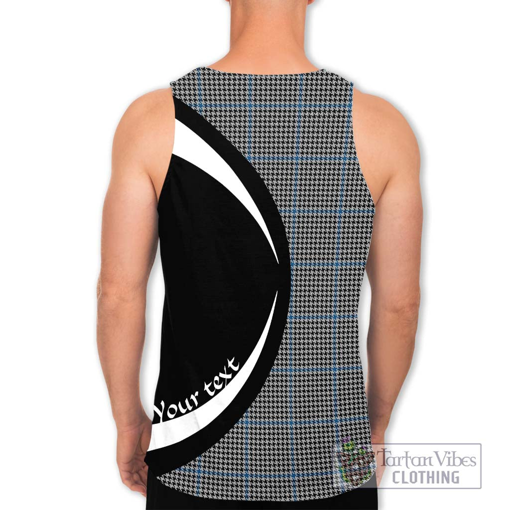 Gladstanes Tartan Men's Tank Top with Family Crest Circle Style - Tartan Vibes Clothing