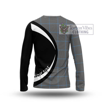 Gladstanes Tartan Long Sleeve T-Shirt with Family Crest Circle Style - Tartan Vibes Clothing