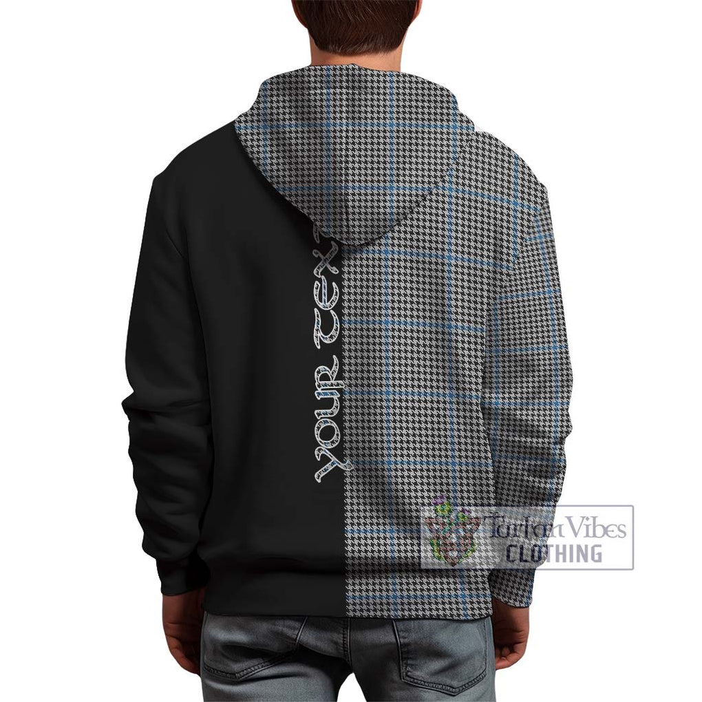 Gladstanes Tartan Hoodie with Family Crest and Half Of Me Style - Tartanvibesclothing Shop