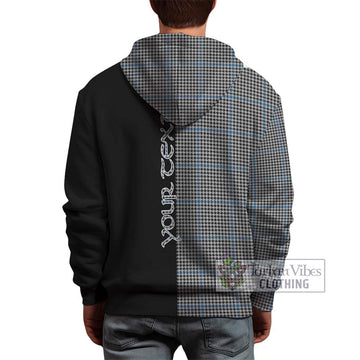 Gladstanes Tartan Hoodie with Family Crest and Half Of Me Style - Tartanvibesclothing Shop
