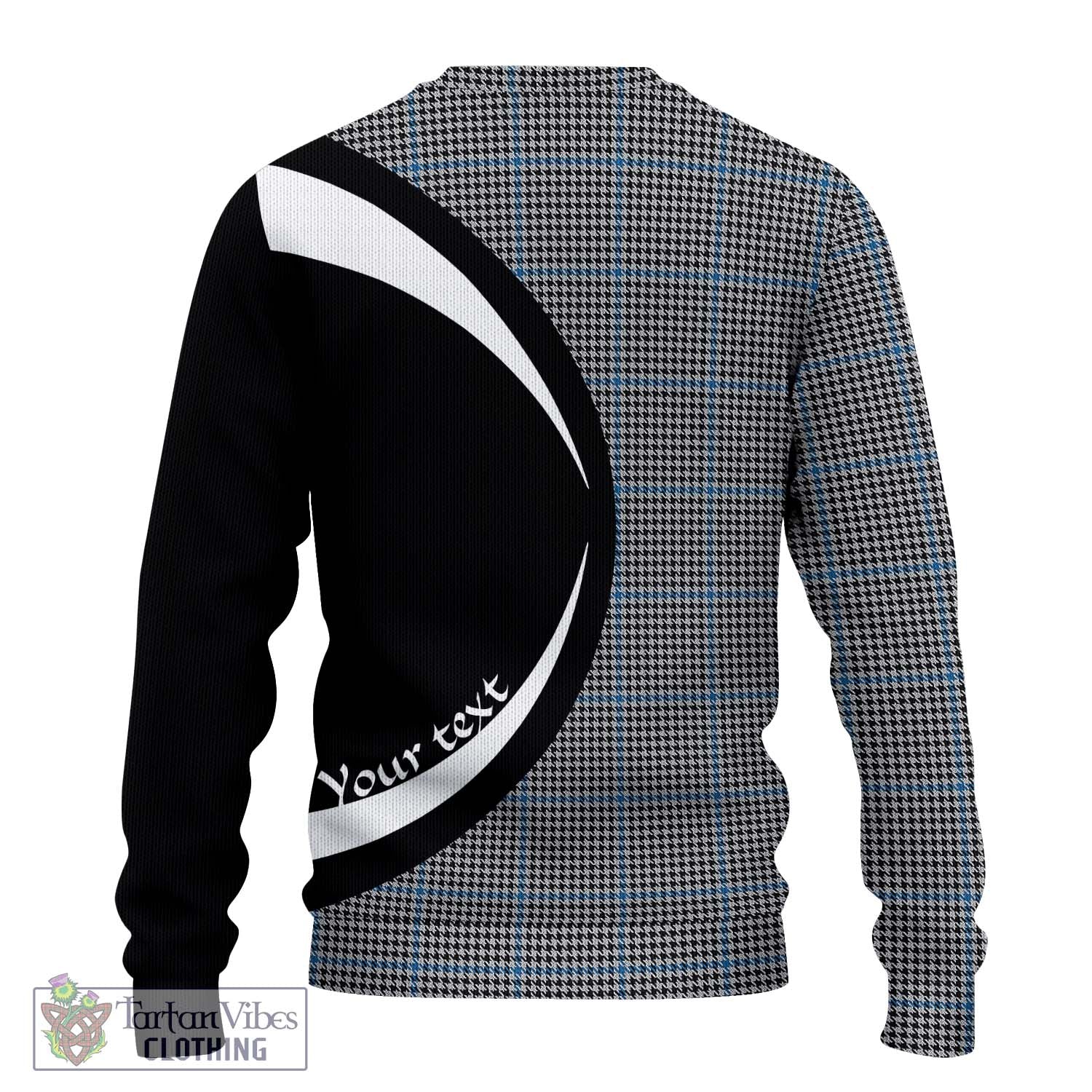 Gladstanes Tartan Ugly Sweater with Family Crest Circle Style - Tartan Vibes Clothing
