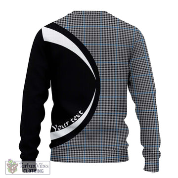 Gladstanes Tartan Ugly Sweater with Family Crest Circle Style - Tartan Vibes Clothing