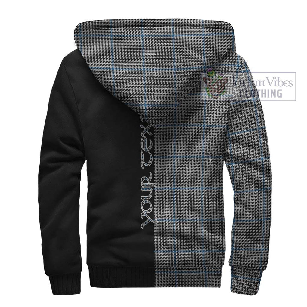 Gladstanes Tartan Sherpa Hoodie with Family Crest and Half Of Me Style - Tartanvibesclothing Shop