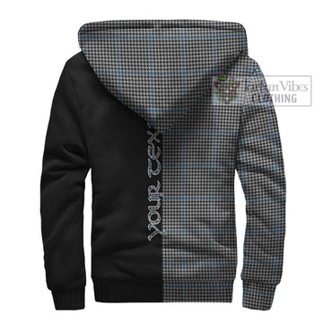 Gladstanes Tartan Sherpa Hoodie with Family Crest and Half Of Me Style - Tartanvibesclothing Shop