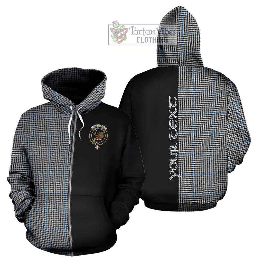 Gladstanes Tartan Hoodie with Family Crest and Half Of Me Style - Tartanvibesclothing Shop