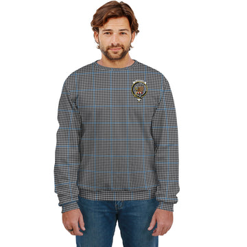Gladstone Tartan Sweatshirt with Family Crest